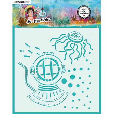StudioLight So-Fish-Ticated Stencil - Diver